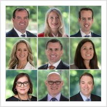 Brian Mackin, Kirstie Martinez, Tanya Carson, Matt Cohen, Brian Horan, Abby Just, Laura Nash, Jonathan Stolz, and Dan Trosch were recognized as Five Star Wealth Managers by Five Star Professional1 in November 2024. 