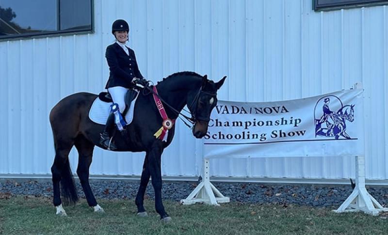 Abby Just on a horse. West Financial Services, Inc.