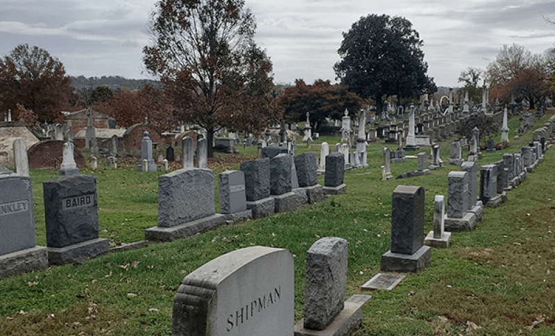 Cemetery. West Financial Services.