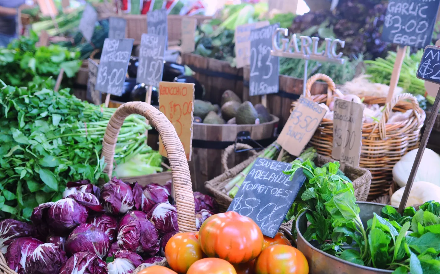 local vegetables